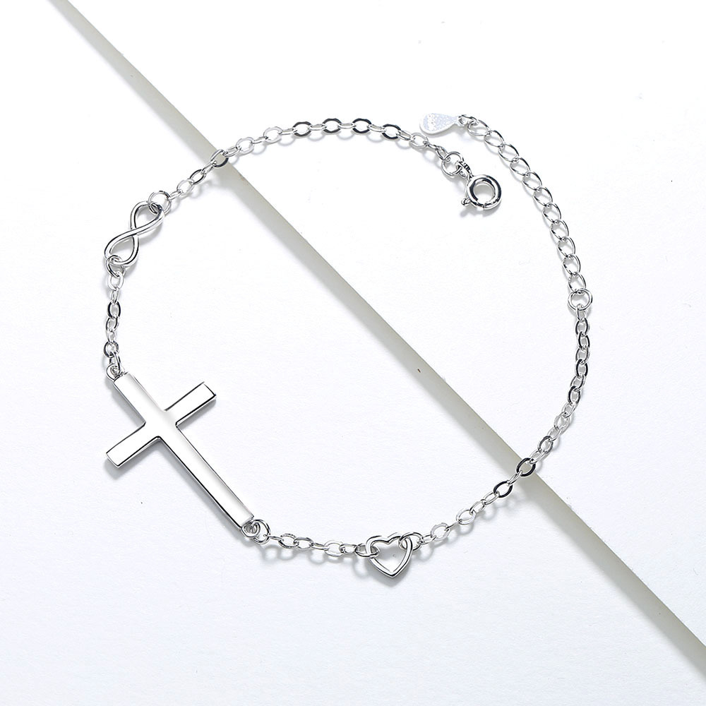 Cross Bracelet Simple Fashionable Elegant Unisex Electroplated Internet Celebrity Jewelry Jewelry for Women