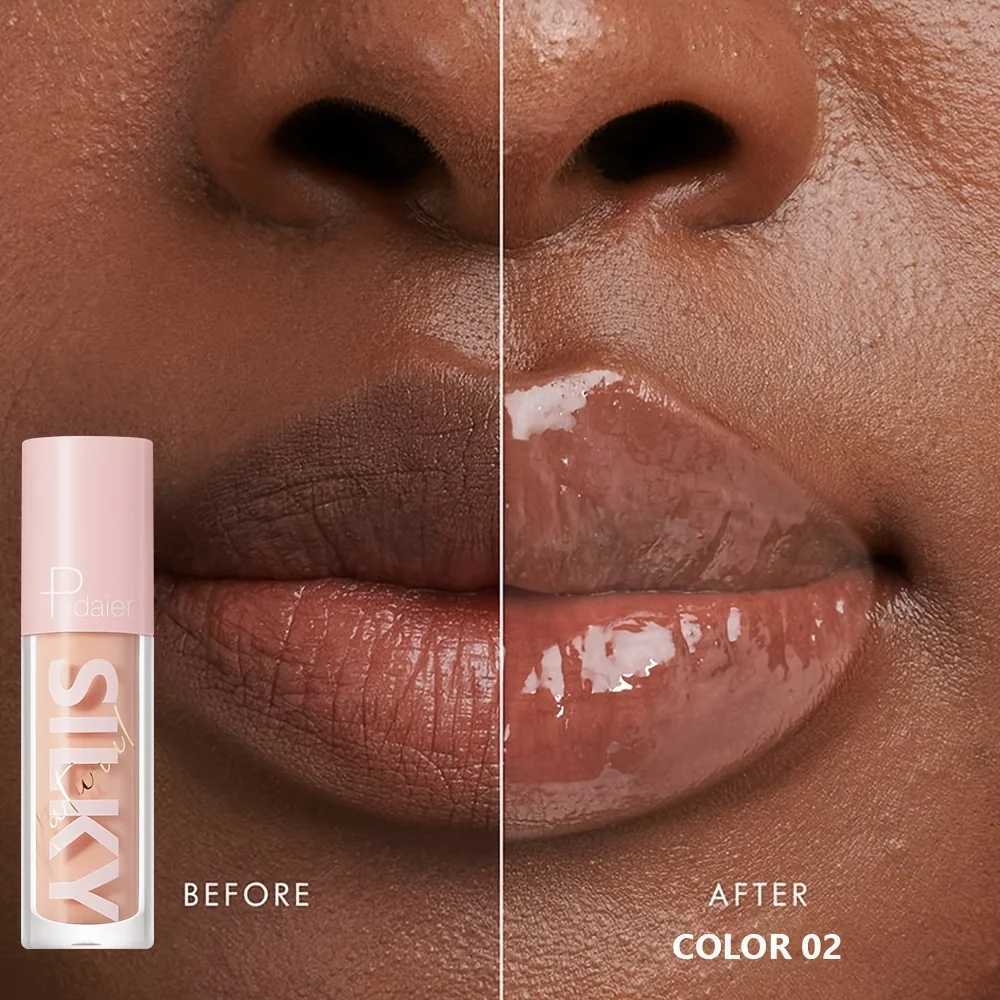 Silky Lip Gloss-Waterproof Long-Lasting Moisturizing Liquid Lipstick with Mirror Finish Non-Sticky Full Shine Fade-ResistantXJ250724