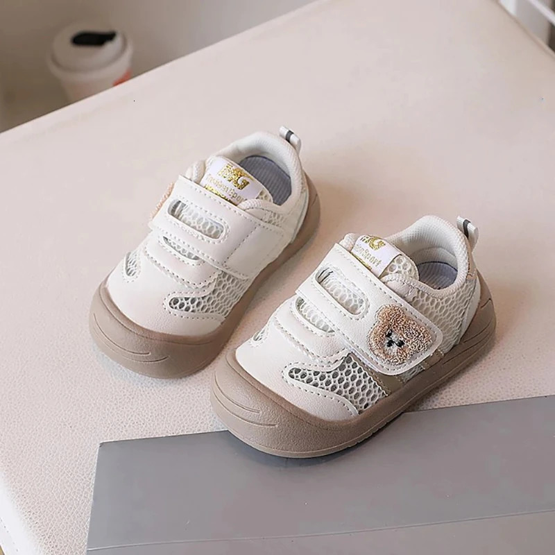 Summer Sneakers For Children Mesh Fabric Breathable Kids Ergonomics Softsoled Baby Boys Girls Toddler Shoes 250725