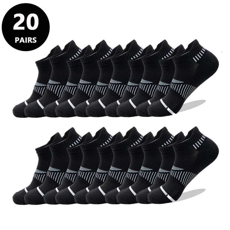 20 Pairs Mens Classic Crew Socks Unisex Sports Socks for Men Running Basketball Anti-slip Outdoor Breathable Mens Socks X250725