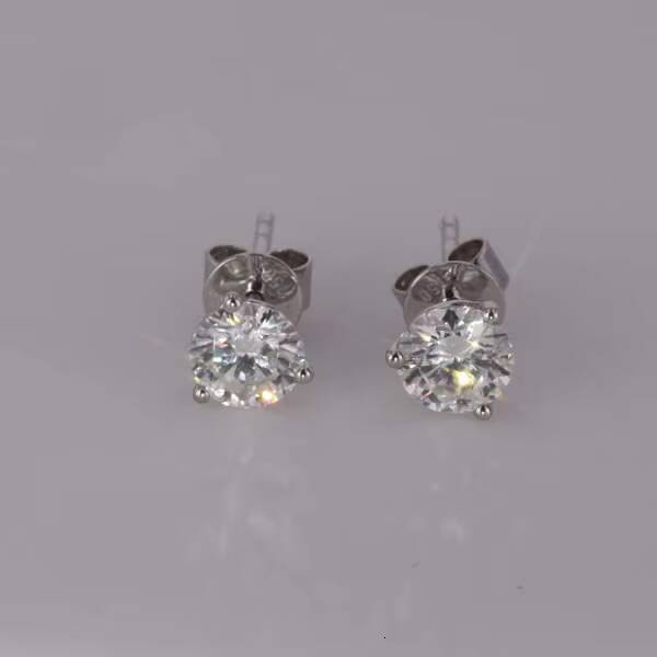 2024 Fine 14k 18k Gold Earrings Moissanite Diamond Earrings Jewelry for Women