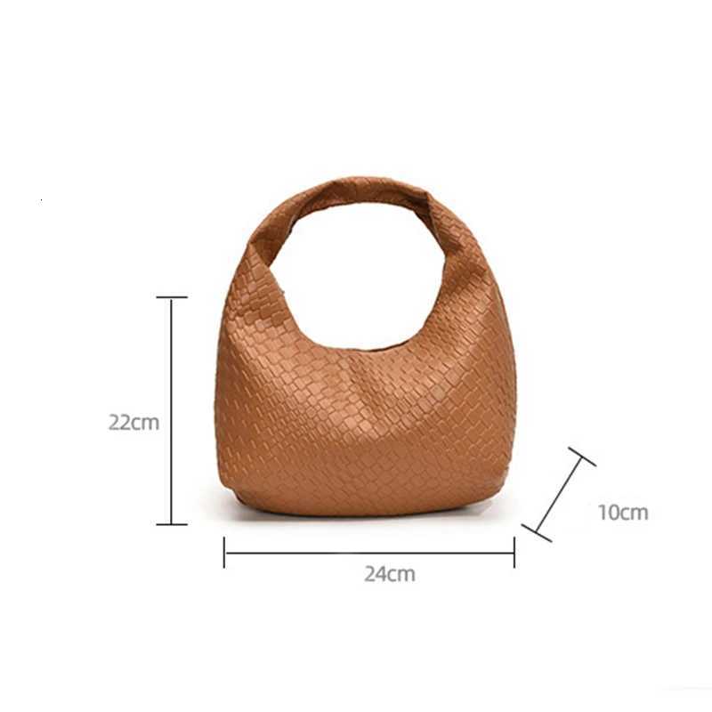 2020 Soft Shoulder Bag Fi Woven Hobo Bag Large Capacity Leather Tote Handbag Sahel Bag Wen Cmuting Bag Y250725
