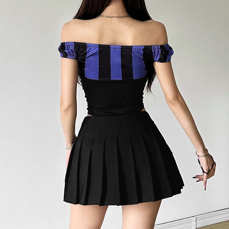 2024 Summer New Women's Solid Color Slim Street Fashion Off-Shoulder Sleeveless Jumpsuit c9a