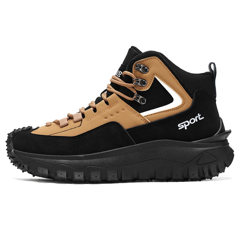 Large Size Versatile Hiking Non-Slip Wear-Resistant Outdoor Casual Trendy Men's Spring Korean Style Autumn Lightweight Dad Shoes ddmythur