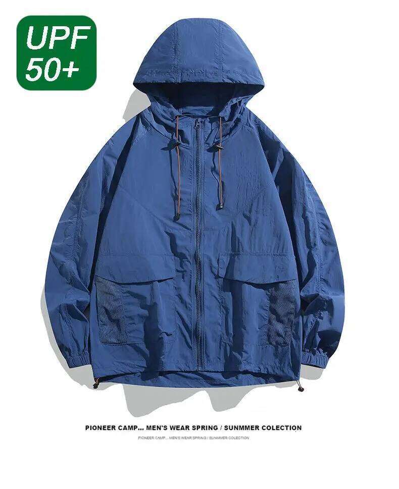 Summer Ice Cool Jacket Men & Women Air Fan Clothing UV Sun Protection Lightweight Outdoor Clothes Windproof Cooling Apparel Coat