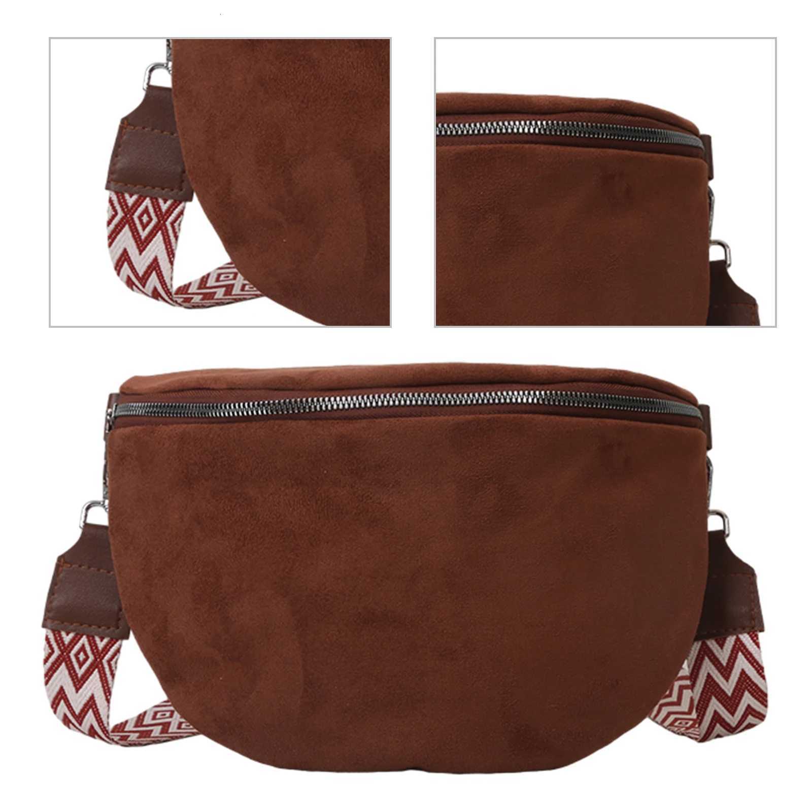 2020 Coin Purse PU Leather Shoulder Bag Solid Color Waist Bag Adjustable Wide Strap for Travel Shopping Y250724