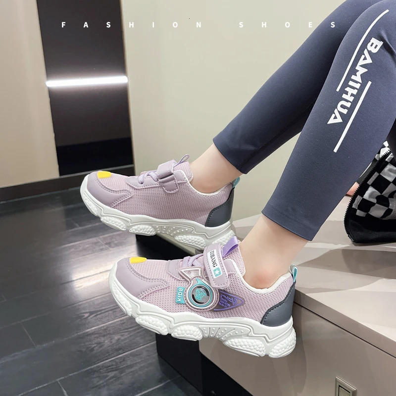 Childrens Shoes Spring and Autumn Styles Baby Mesh Breathable Girls Sports Soft Soled Functional Shoes 250725