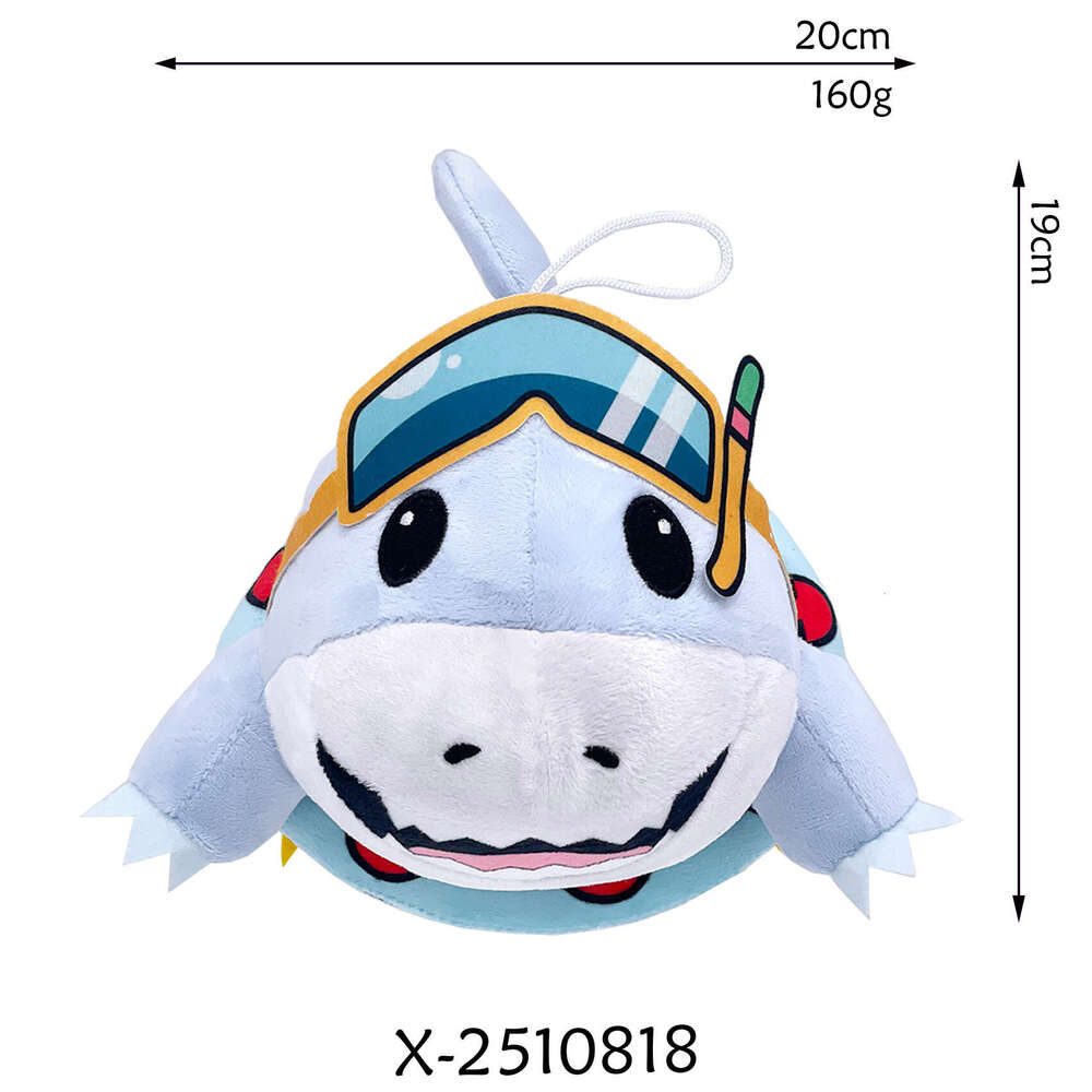 New Jeff the Land Plush Shark Doll Stuffed Toy Claw hine