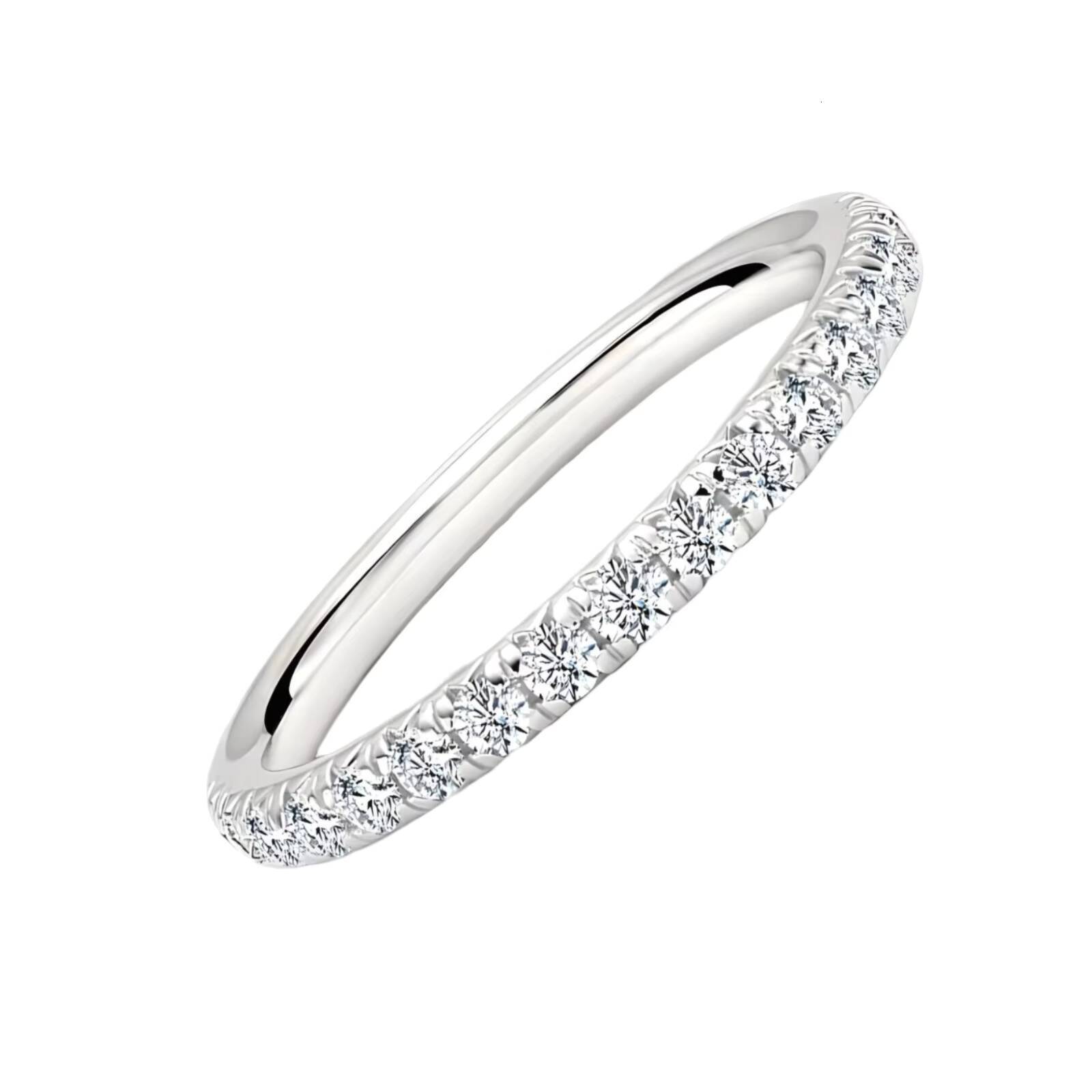 Explosive S925 Silver Moissanite Ring Luxury High-End Simple Design Womens All-Match Little Red Riding Book Tiktok Live Ring