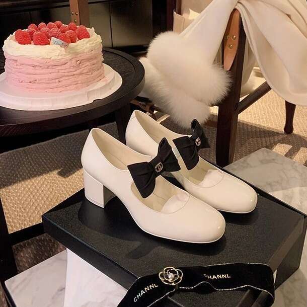 Premium Selection Designer French Style High Heels Single Mary Jane Huizhou Women's JK Uniform Leather Shoes