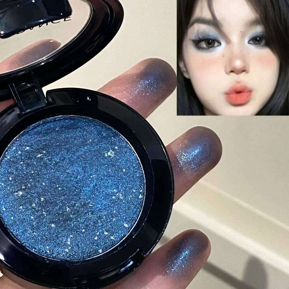 Wet Black Green Glitter Eyeshadow Palette Punk Smoky Metallic Eye Pigments Highlight Contour Face Brighten Cosmetics X250724