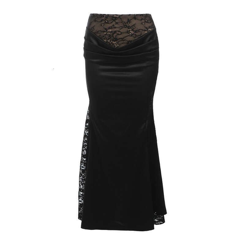 2024 Autumn New Women's Solid Color Off-Shoulder Short Sleeve Top Fashion High Waist Skirt 8d1
