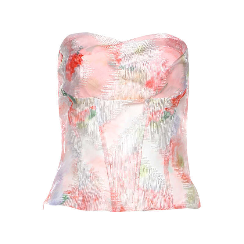 2025 Spring New Women's Solid Color Slim Fit Tube Top Vest Fashion High Waist Skirt Set cc7