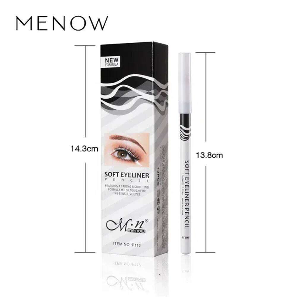 12pcs White Eyeliner Smooth Easy To Wear Brightener Highlighter Waterproof Long Lasting Eyes Liner Pencils Makeup X250725 X250725