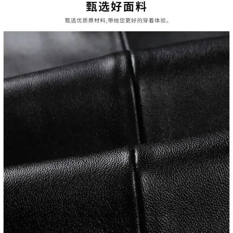Genuine Leather Motorcycle Vest for Men Sheepskin Biker Jacket Bullet Proof Safety Man Male Coat men clothing 250725