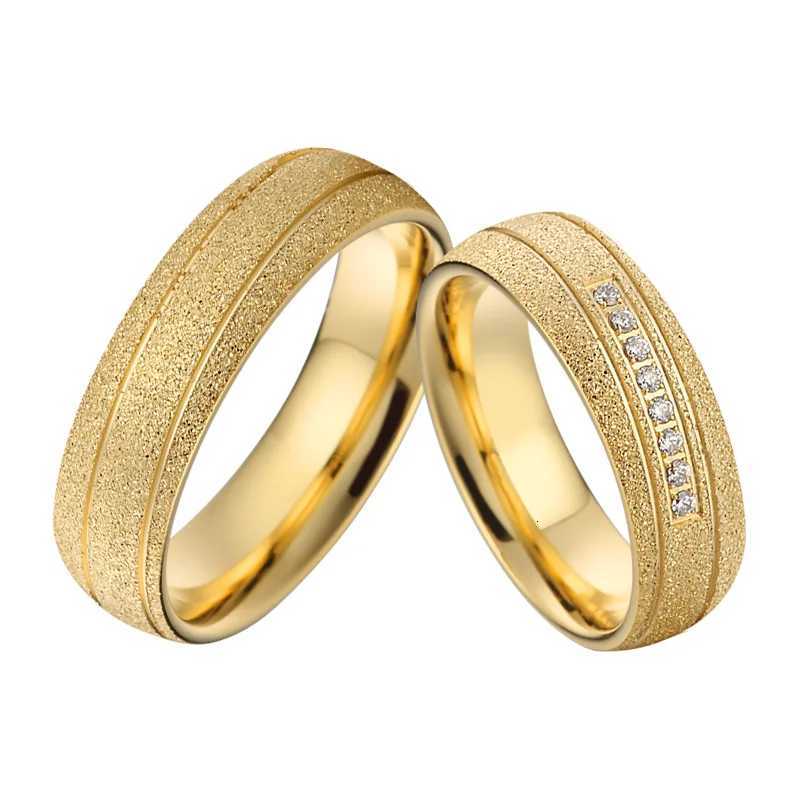 He and her wedding ring set suitable for 8mm men and women marriage alliance Dubai gold Emery jewelry big US size 14 15 W250417
