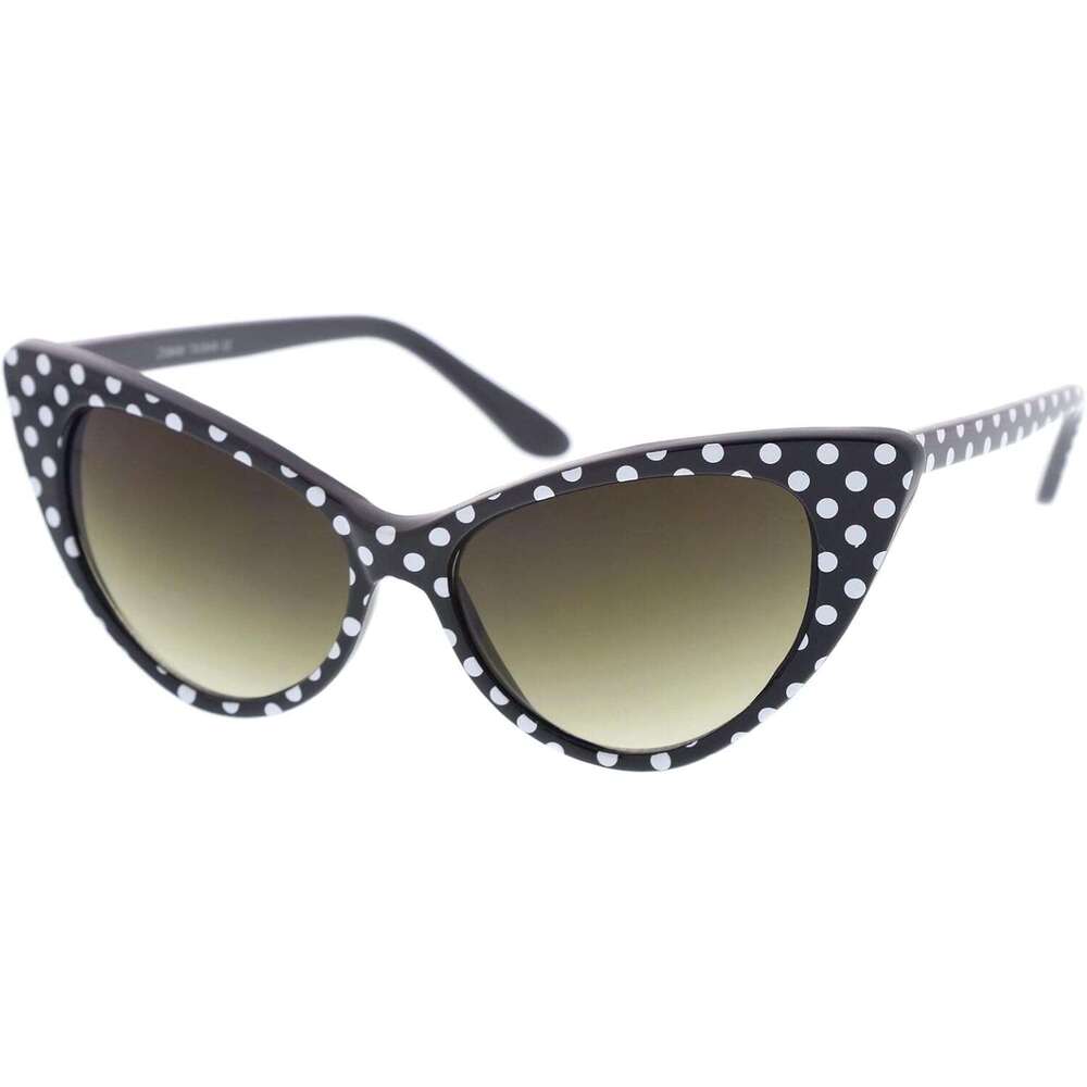 - Women's Retro Oversized High Point Cat Eye Sunglasses 54mm