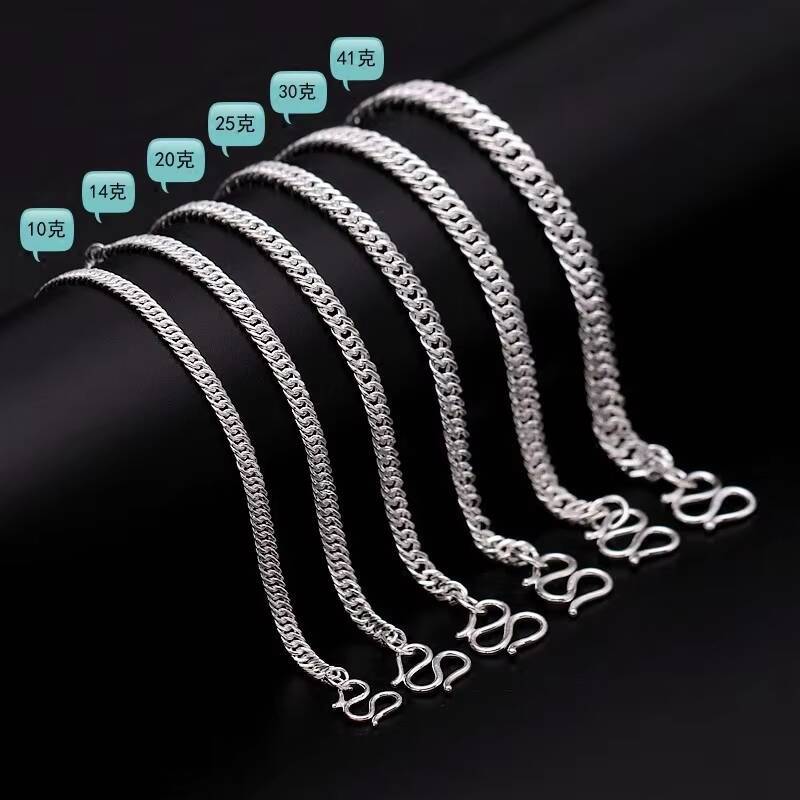 Wholesale S925 Silver Iced Miami Rope VVS D Colour Moissanite Gold Plated Cuban Link Chain Choker for Men Hip Hop Style Necklace