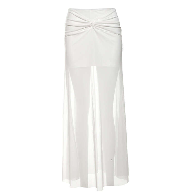 2025 Summer New Sexy Elegant One-Shoulder Strap Top High-Waisted Slimming Bodycon Skirt for Women d06