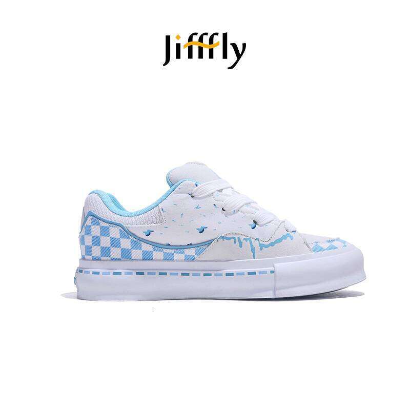 Jifffly Men's Sneakers 2025 Summer New Ins Trend Niche Skate Student Versatile Sports Shoes