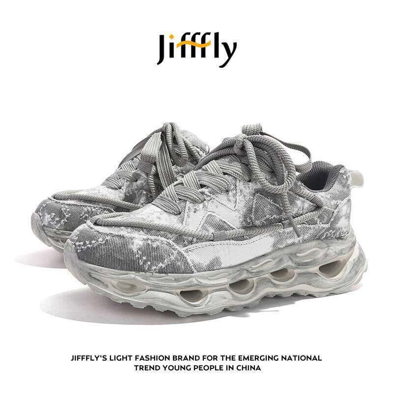 Jifffly Men's Dad Shoes - Autumn/Winter Retro Distressed Casual Sneakers