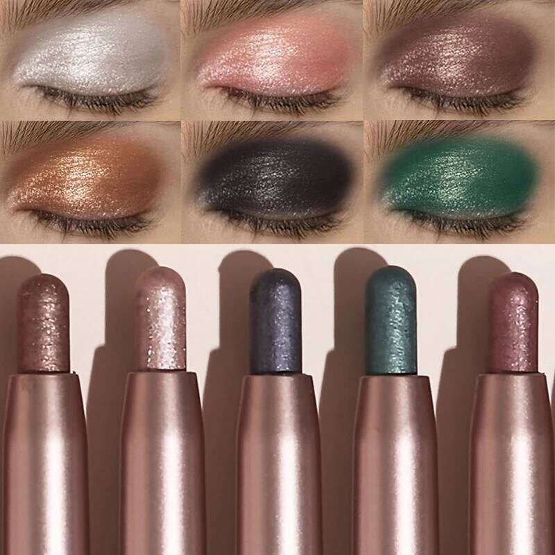 Double-head Stick Pink Brown Green Black Eyeshadow Pen High Gloss Pearly Metallic Eye Shadow Sticks Waterproof Make Up X250723 X25072