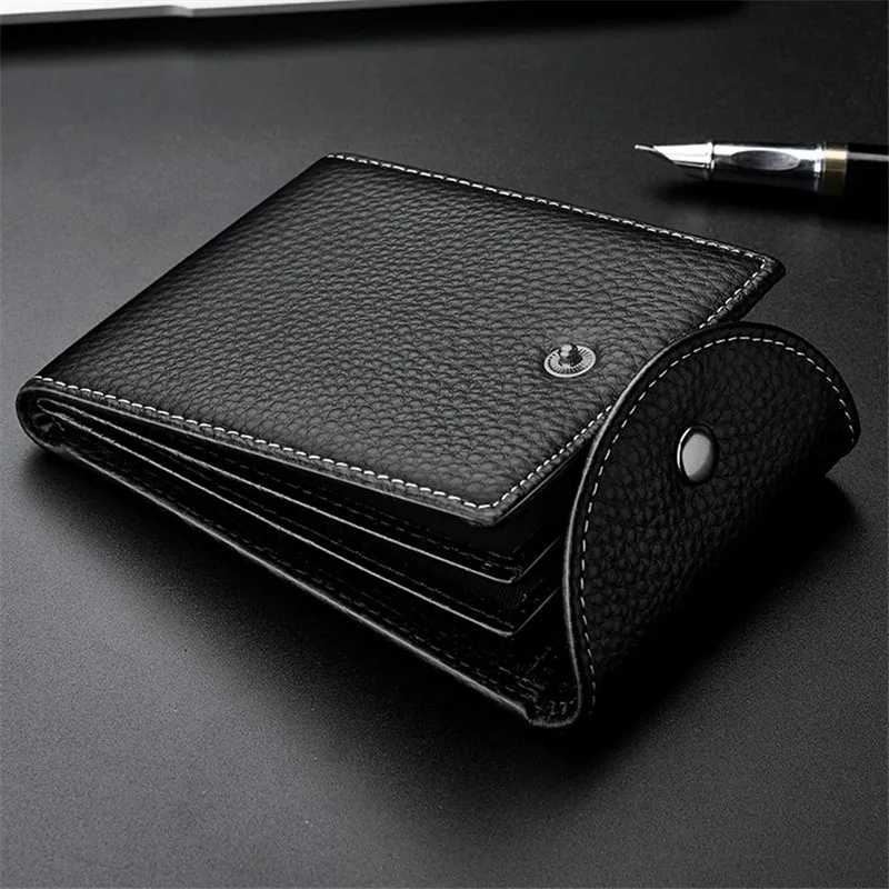 Mens Genuine Leather Card Holder Ultra-thin Fashion Drivers License Credential Bank Cards Case Holders Wallet for Men Z250725