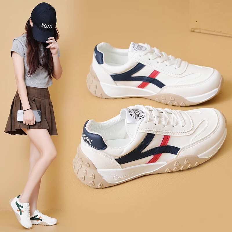 New Sneakers INS Korean Style Lightweight Comfortable Women's Textured Fashion Casual Trendy Student Versatile Sports Shoes ddmythur