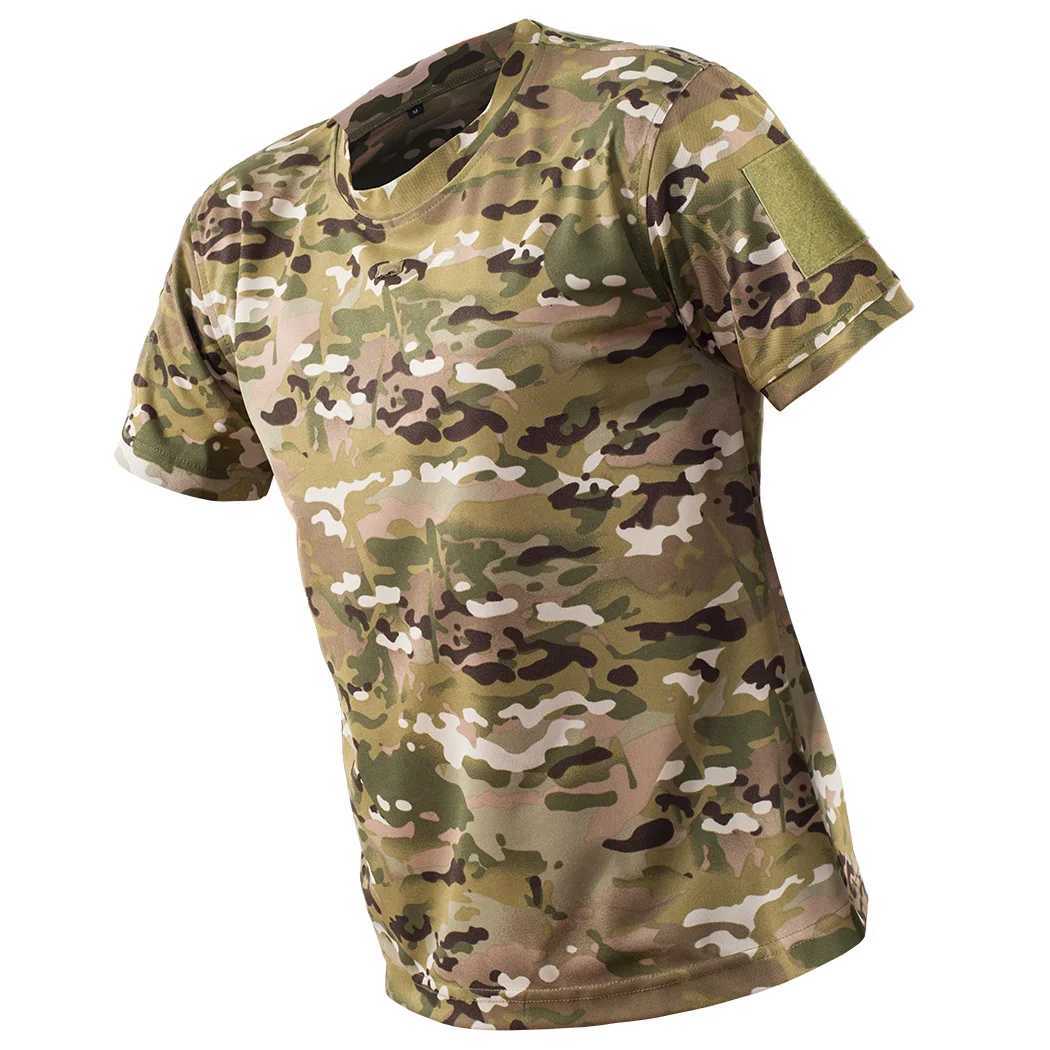 Mege Men Tactical T-shirt Quick-drying Short Sleeve T Shirt Hunting Clothes Y250724