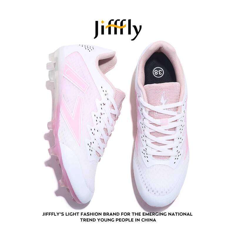Jifffly Sports FG Long Spikes Youth Student Training Competition Professional Special Non-Slip Casual Shoes