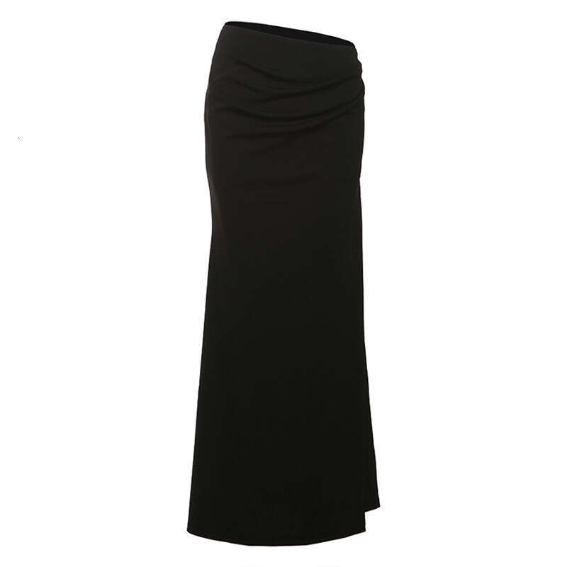 2025 Summer New Sexy Slim One-Shoulder Top High-Waisted Elegant Bodycon Skirt 618