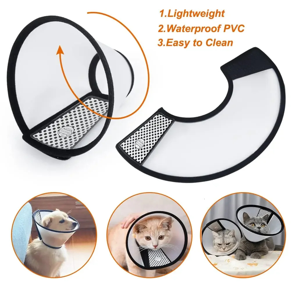 Elizabeth Circle Pet Protective Cover Cat and Dog Beauty Cover Anti Bite Ring Pet Collar Cat and Dog Collar Kitten Accessories 250731