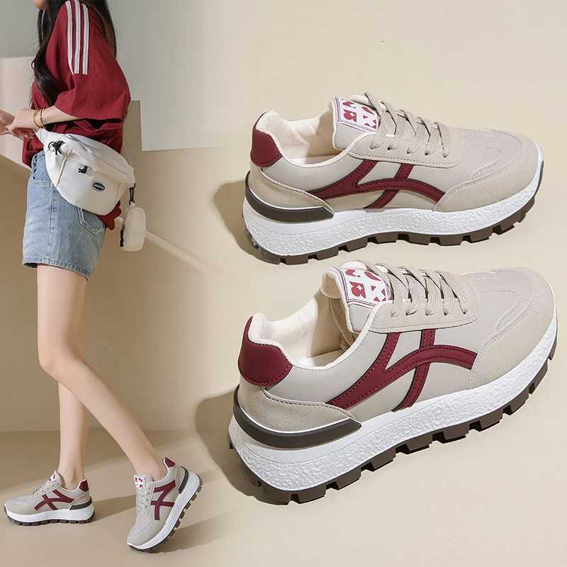 Luxury Platform Shoes New Leisure Anti-Slip Green Running Fi Designer Shoes Sports Leather Women Sneakers Fi Shoes XJ250725