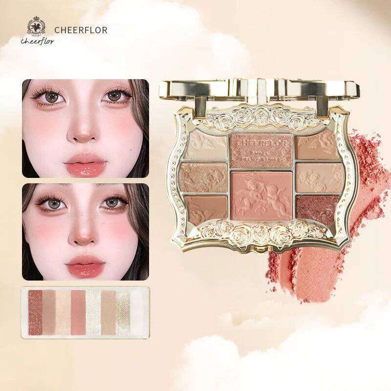 Cheerflor 8 Color Eyeshadow Palette Matte Shimmer Long Lasting Waterproof Vegan Eye Makeup for Daily Party Travel Y2K Look X250723 X2