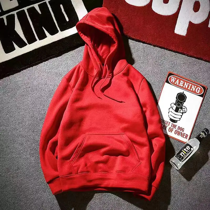 Spring Fall Men and womens plain black grey hooded sweatshirts Street wear Running Casual loose hoodie pullovers 250716