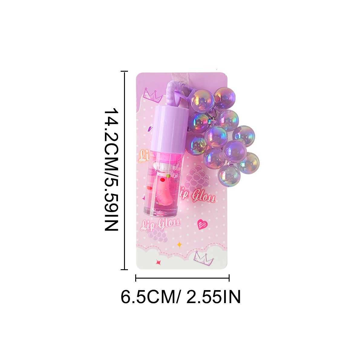 Three Color Random Grape Pendant Lip Oil Lip Gloss Moisturizing And Long-Lasting Waterproof And Sweat Proof Lip MakeupXJ250724