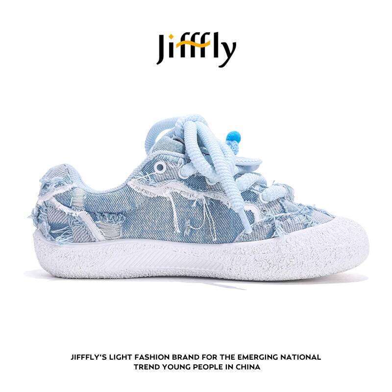 Jifffly Women's Canvas Sneakers - Trendy Inclusive Design for Casual Wear