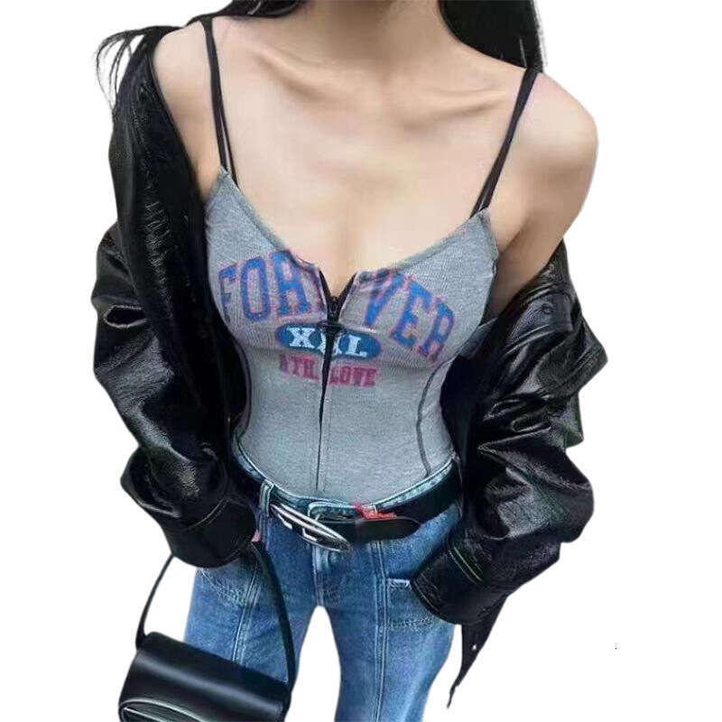 2024 Women's Summer New Street Fashion Printed Sexy Slim Fit Jumpsuit for Women 7d1