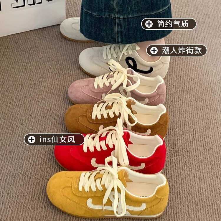Breathable German Training for Women 2025 New Mesh Thin Super Popular Agan Versatile Casual Sneakers Sports Shoes ddmythur