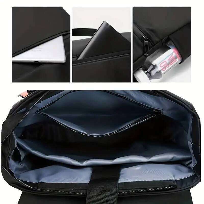 Men Oxford Cloth 14 15.6Inch Laptop Backpack With Usb Charging Port Waterproof Zipper Outdoor Travel Bag Bus