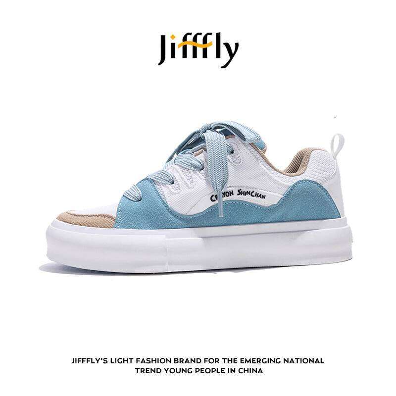 Jifffly X Doraemon Collaborative Men's Skateboarding Shoes for Fall/Winter 2025 - Ins Style Casual Sneakers