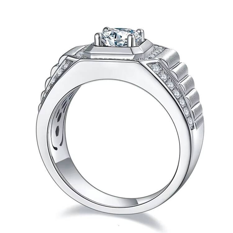 Brilliant Moissanite Jewelry Ring Sterling 925 Casual Moissanite Ring Inexpensive Moissanite Rings