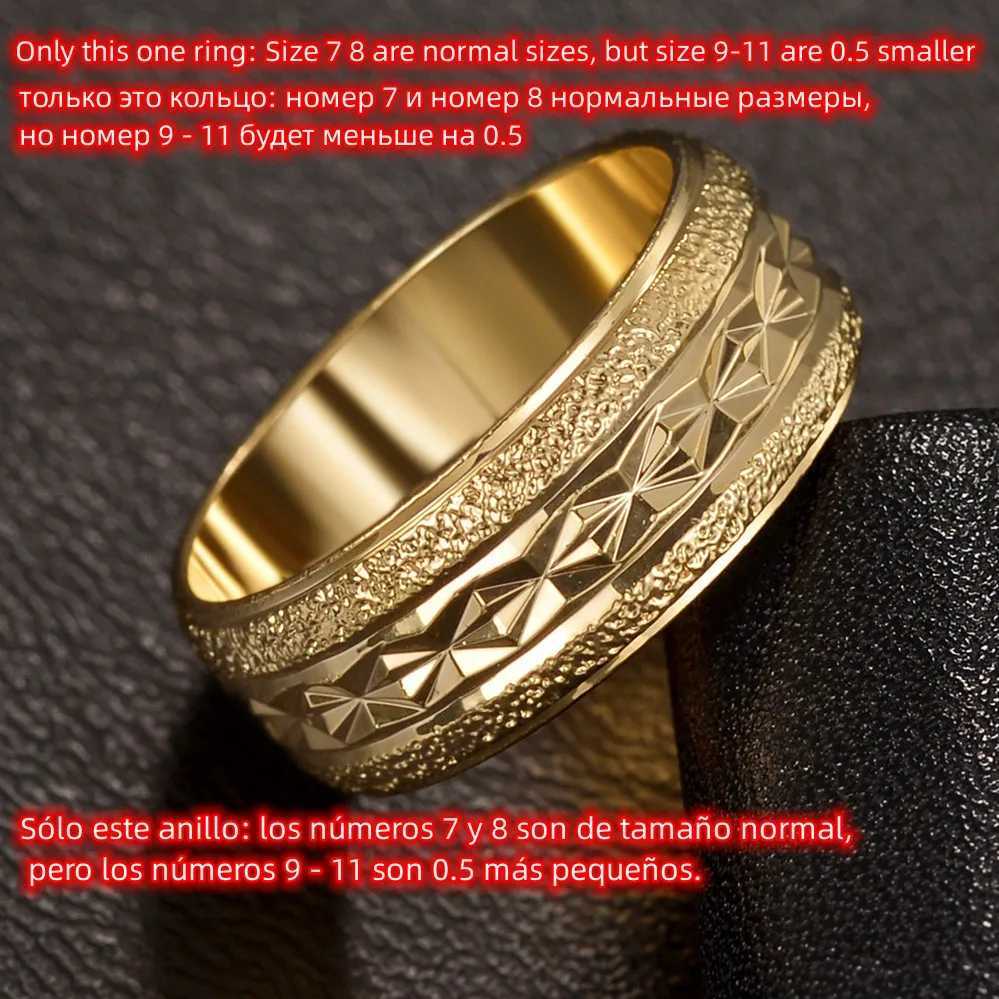 316L stainless steel high-quality ring simple matte fashion mens wedding ring finger engagement gift W250417