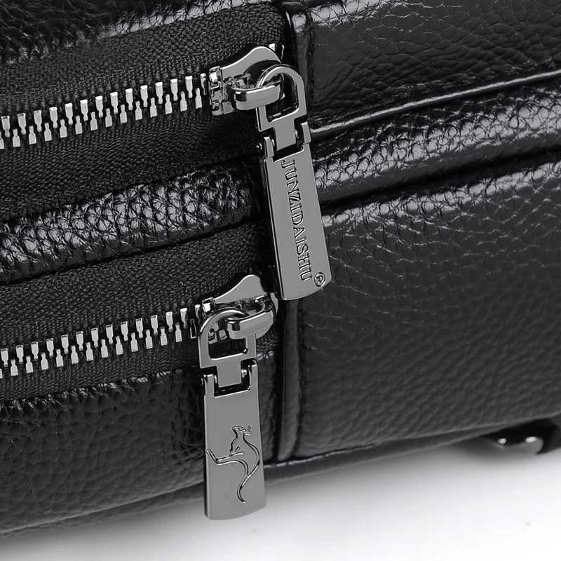 Mens Ch Pack Crossbody Bag Luxury Design Durable PU Leather Handbag Ch Bag Vintage Leisure Mens Handbag Shoulder Bag Y250724