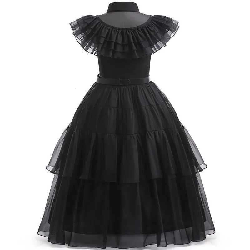 2025 Halloween Girls Cosplay Address Hot Black Dress for Girl Autumn Casual Cute Costume Carnival Easter Par Dress Z250725