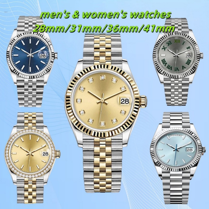 Designer men watches womens watch automatic watch equipped with sapphire glass waterproof and luminous function designed for everyday wear 01