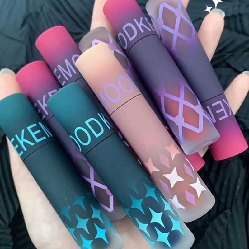 Long-Lasting Waterproof Velvet Blue Gothic Matte Lip Gloss Black Brown Sexy Pigeon Blood Red Lip Tint for Festival MakeupXJ250724