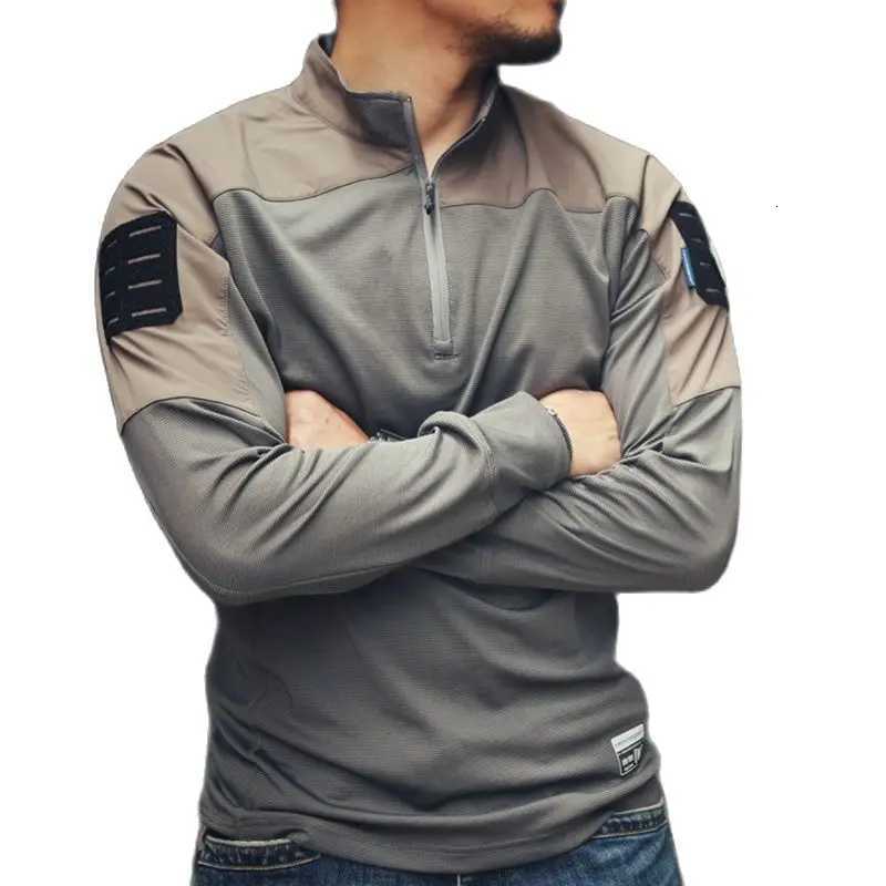 Emersongear Mens Training Shirt Quick Dry Stretched Long Sleeves Outdoor Adventure Tshirt Hunting Cycling Hiking Tops Y250724