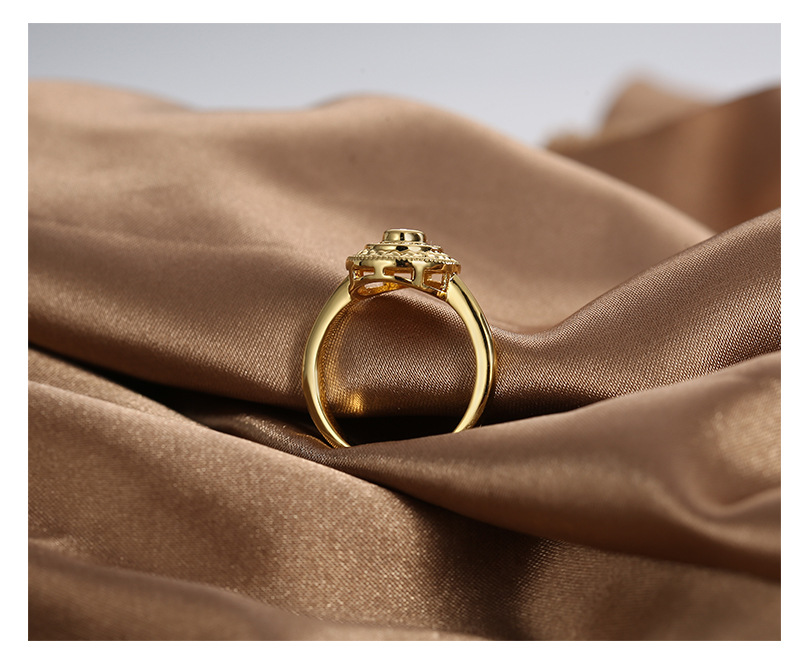 Sophisticated Women's Ornament Combining Traditional Metalwork Artistry with Shimmering Stones
