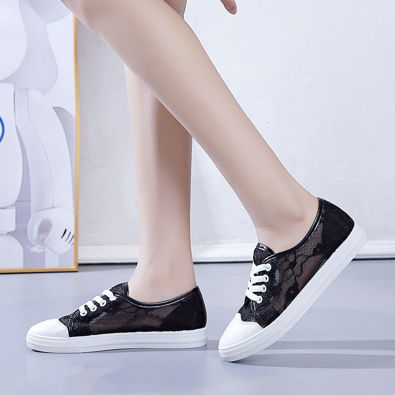 2025 Spring Summer New Women's Breathable White Versatile Mesh Shoes Ins Trend Thin Casual Sneakers ddmythur